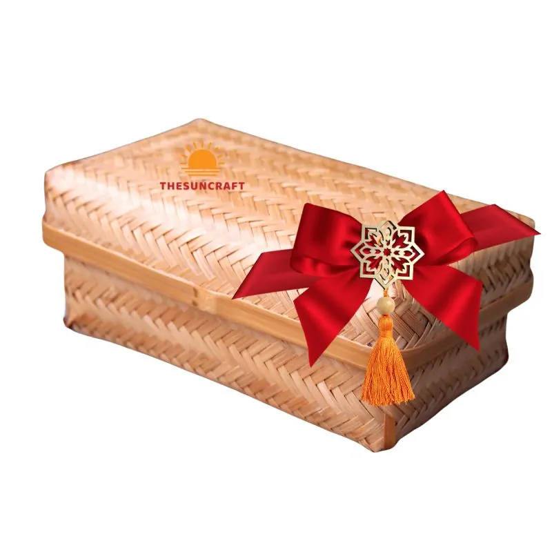 Handmade Bamboo Gift Box For Ramadan, wholesale