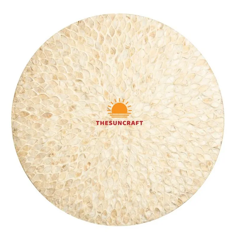 Handmade Seashell Placemats Round, wholesale