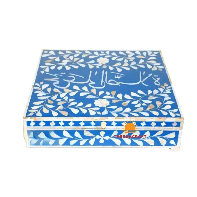 Mother Of Pearl Inlay Box For Ramadan, wholesale