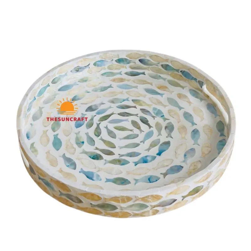 Mother Of Pearl Kitchen Serving Tray, wholesale