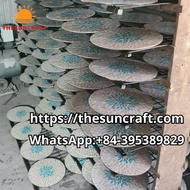 Mother of Pearl Placemat Manufacturing Workshop - Thesuncraft
