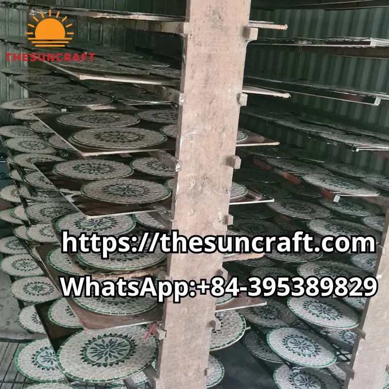 Mother of Pearl Placemat Manufacturing Workshop - Thesuncraft
