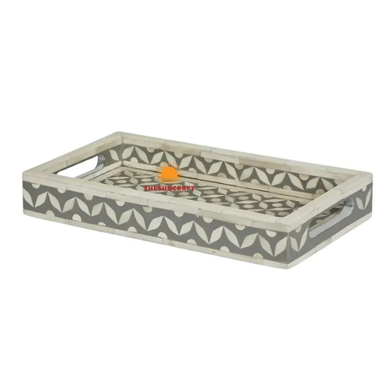 Rectangle Mother of Pearl Tray, wholesale