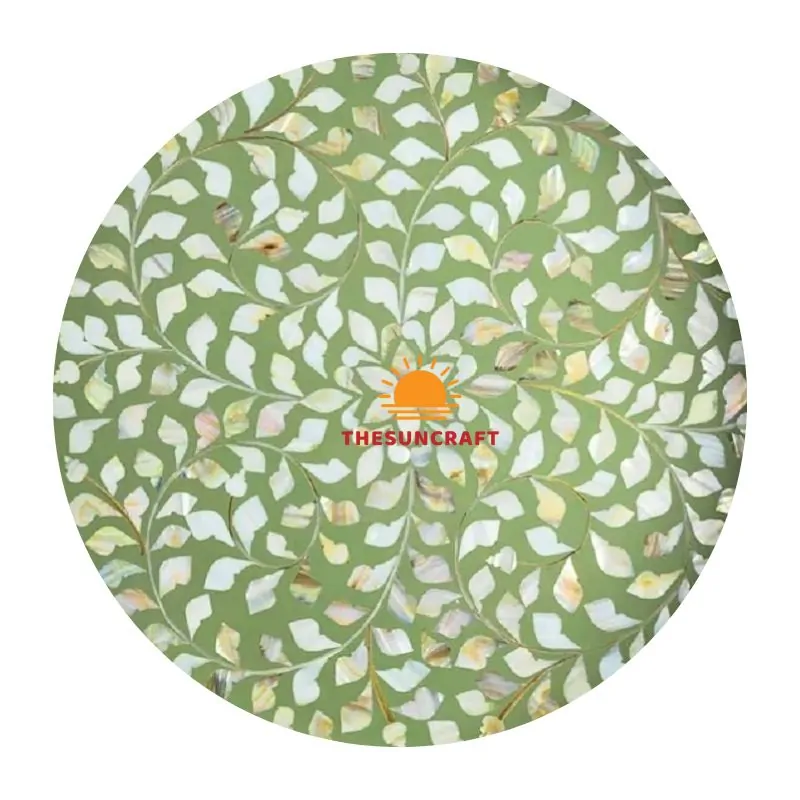 Round Mother of Pearl Decorative Placemat, wholesale