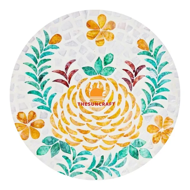 Round Placemat Made Of Mother Of Pearl, wholesale