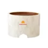 White Cake Stand With Mother of Pearl Inlay, wholesale