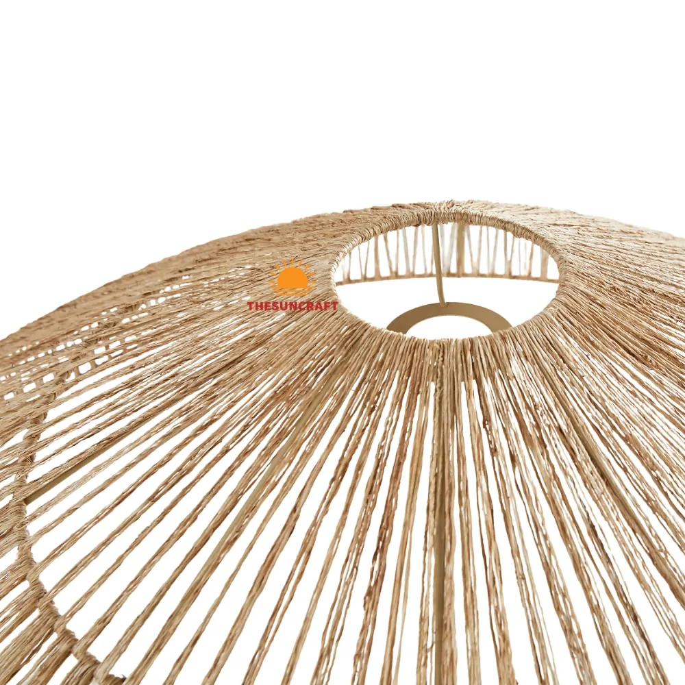 jute hanging lamp shade, wholesale, bulk