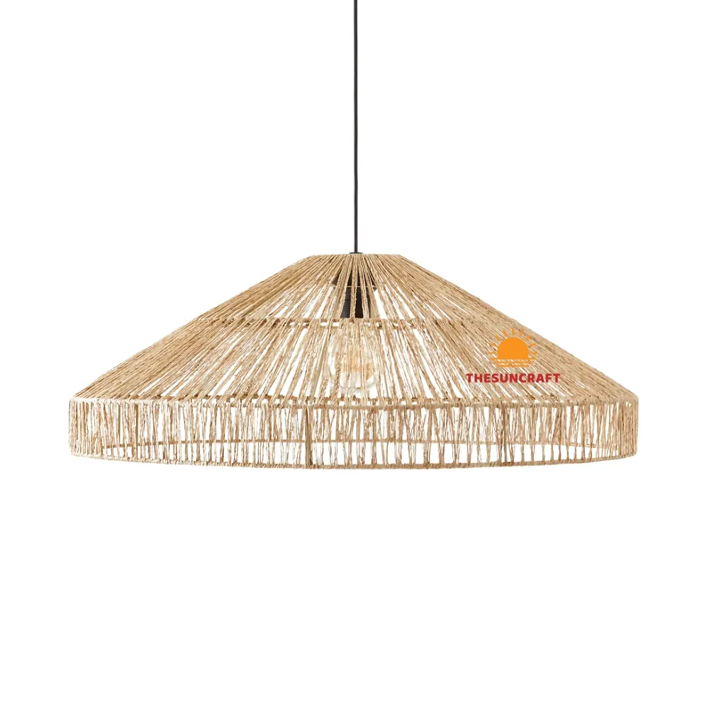 jute hanging lamp shade, wholesale, bulk