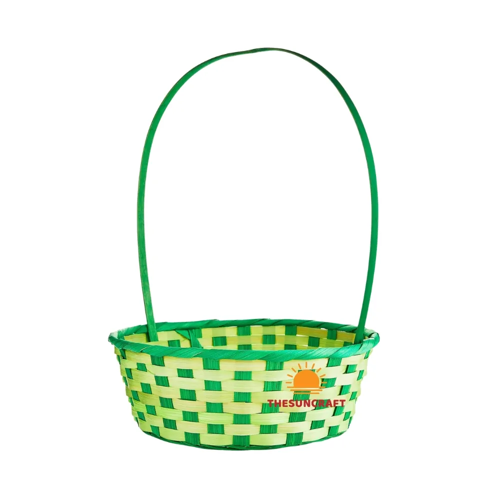 large bamboo easter basket, wholesale