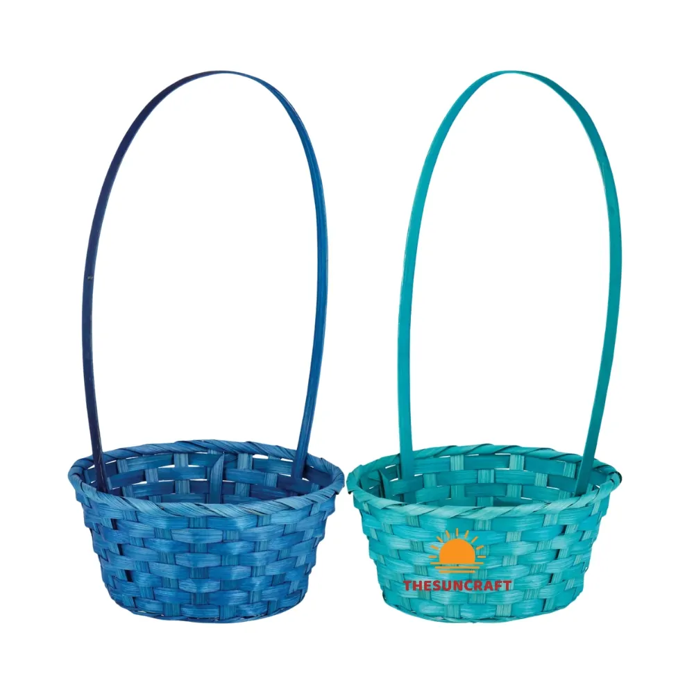 mini bamboo easter basket, wholesale
