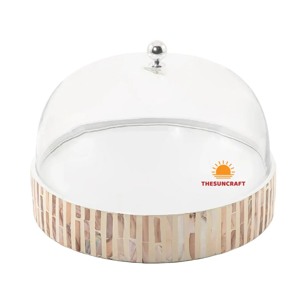 mother of pearl food display plate, wholesale