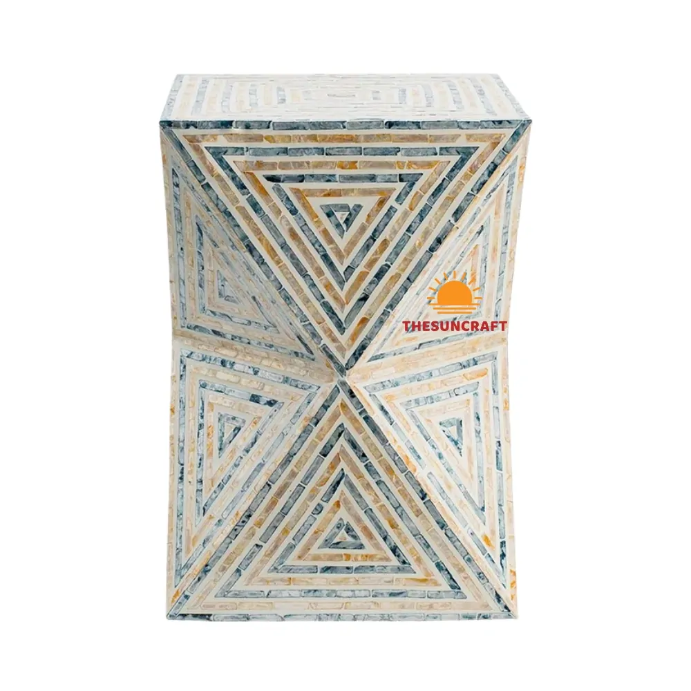 mother of pearl garden stool, wholesale