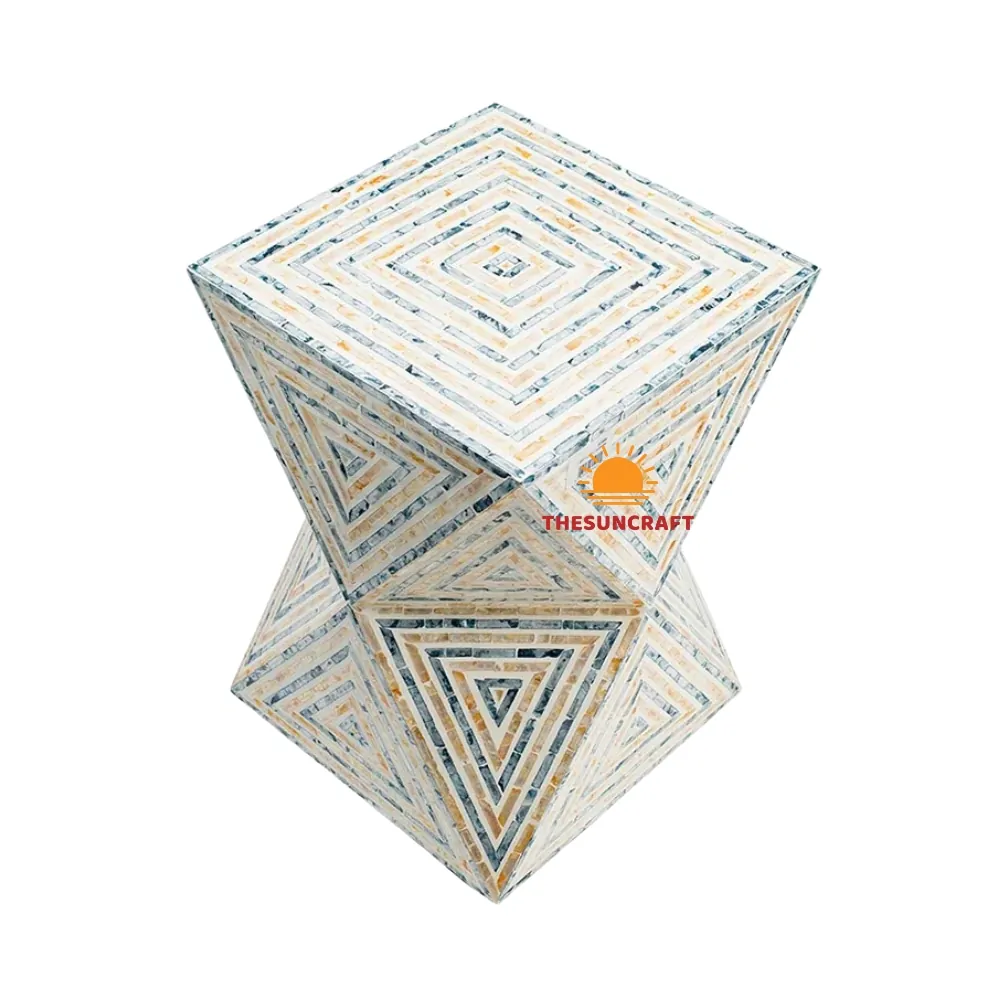 mother of pearl garden stool, wholesale