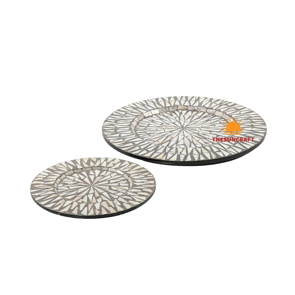 mother of pearl tray for ramadan, wholesale