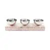 set 3 stainless bowl for ramadan