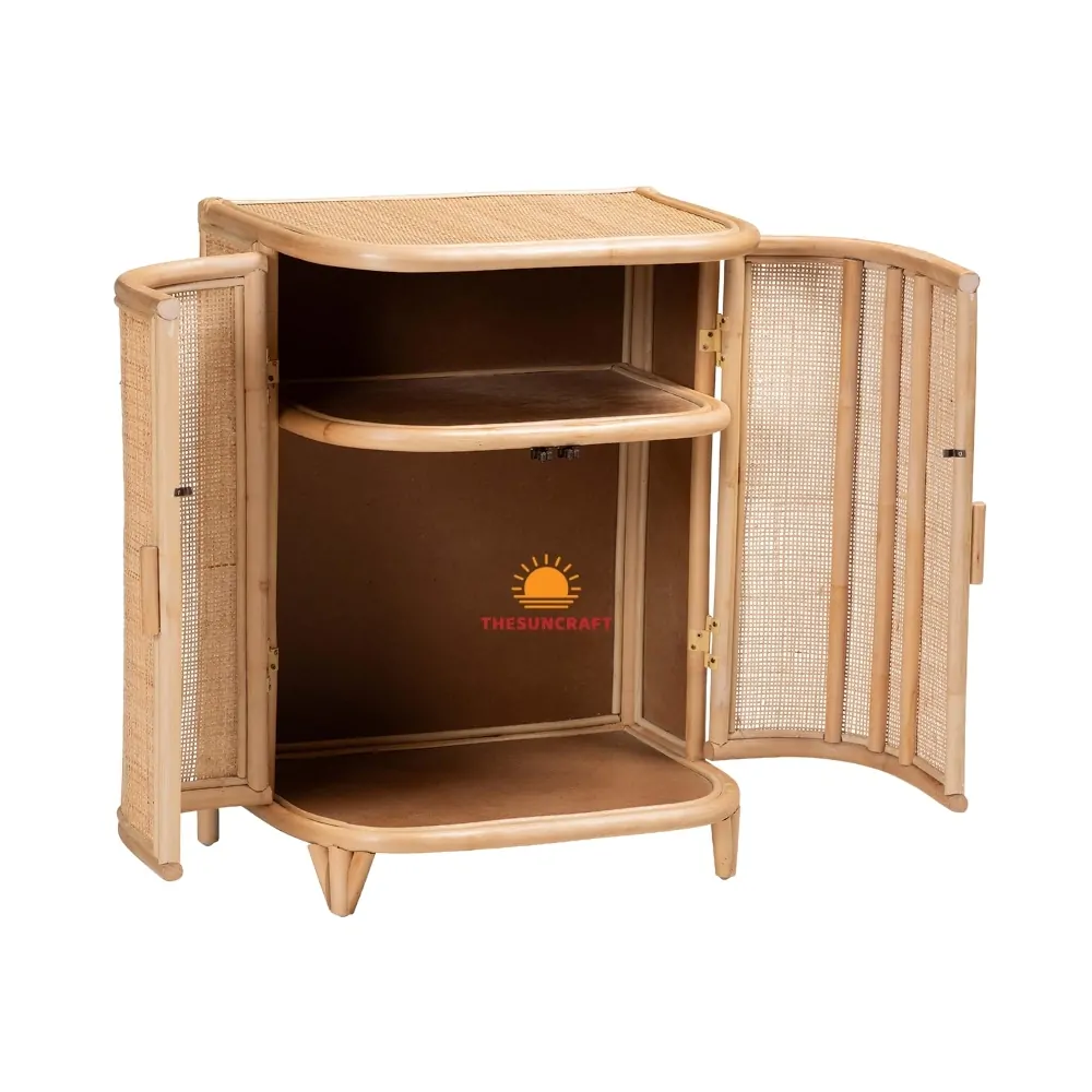wicker rattan bedside cabinet, wholesale