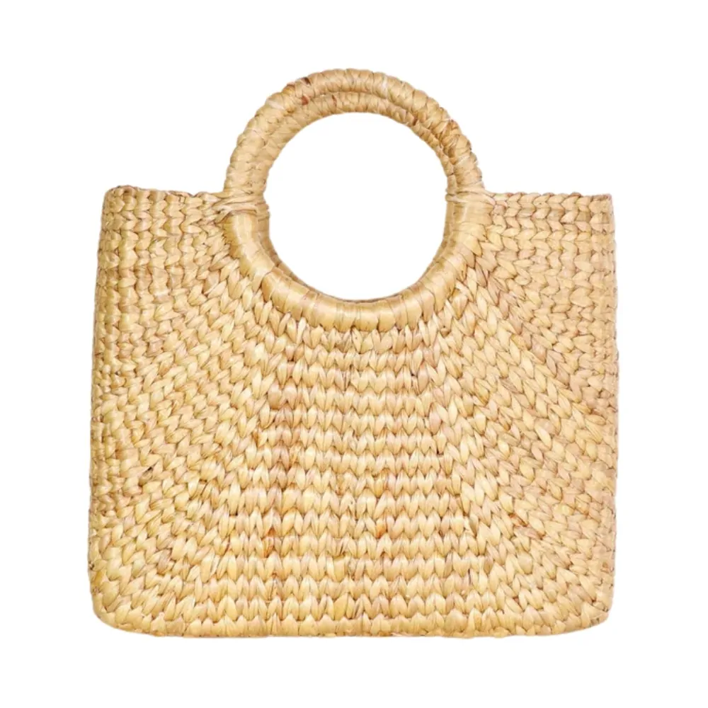 classic water hyacinth handbag, wholesale, bulk