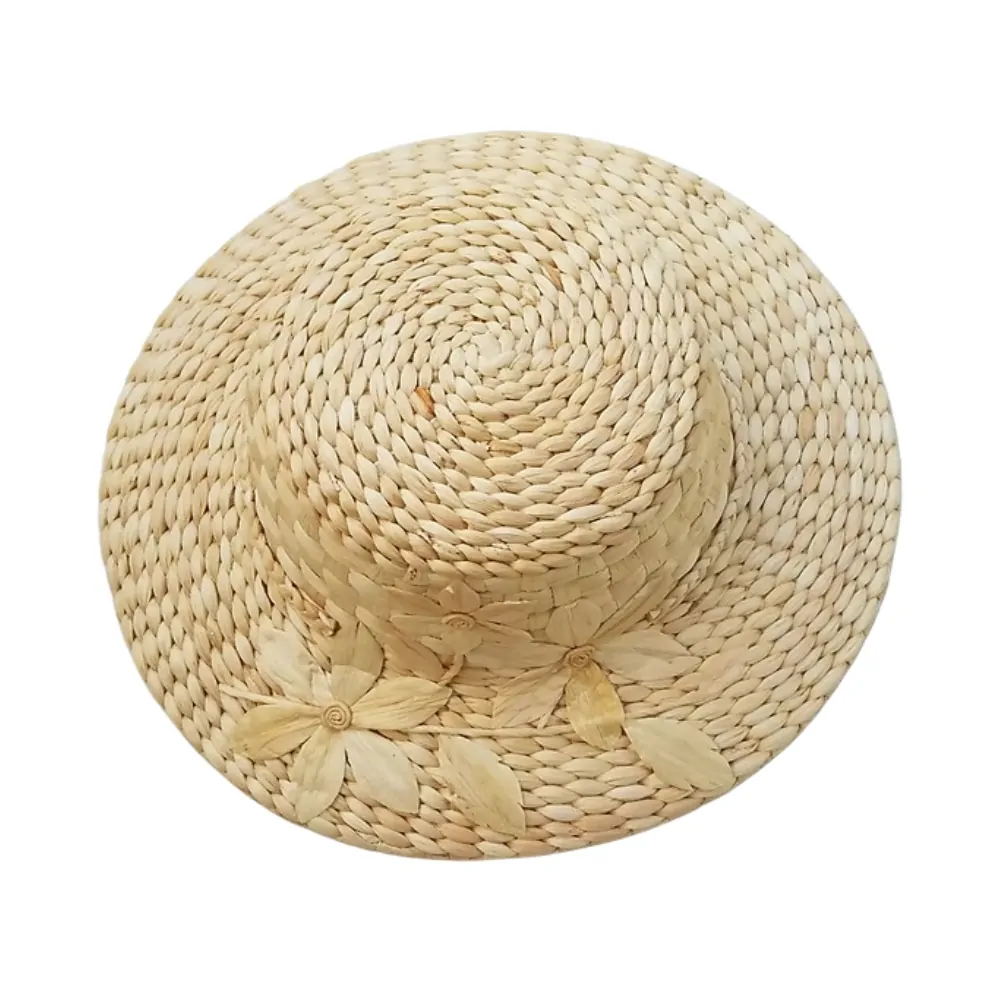 handwoven water hyacinth hat, wholesale, bulk