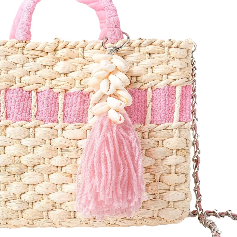 pink straw bag, wholesale, bulk