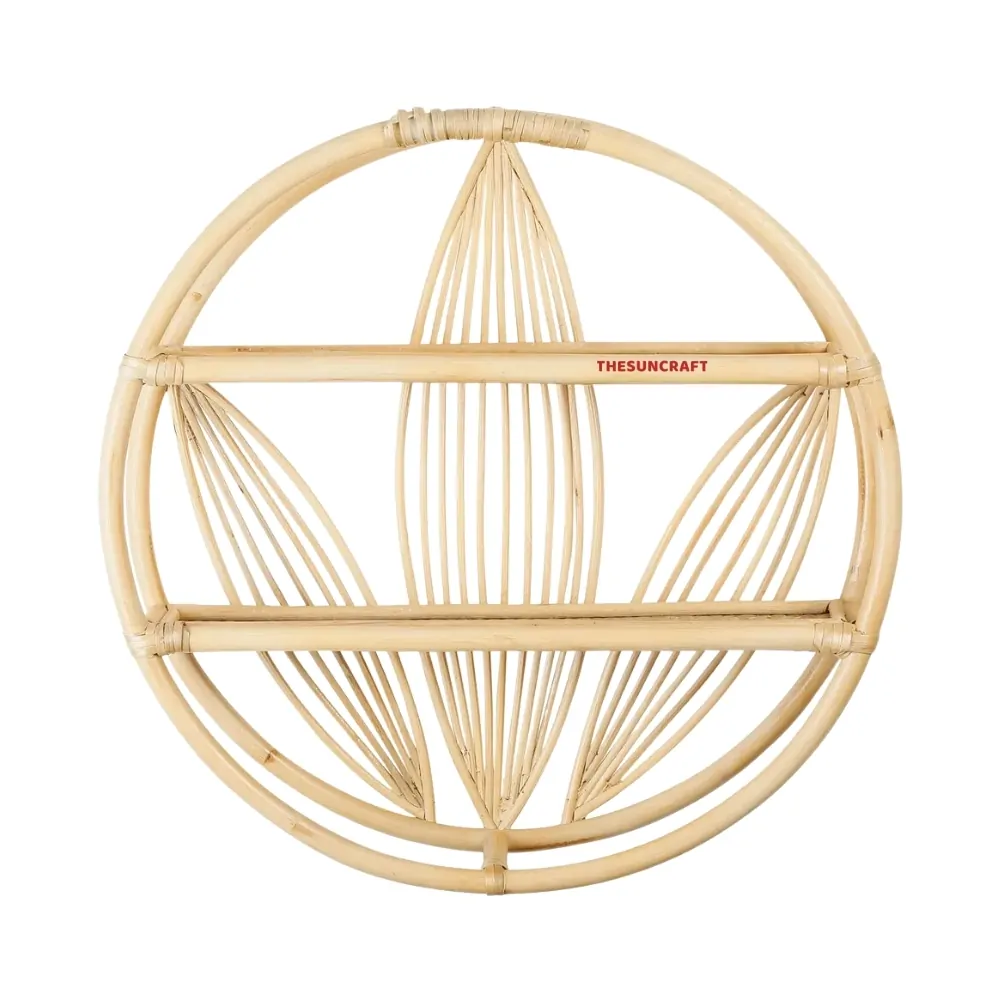 round rattan wall shelf, wholesale, bulk