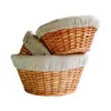 round wicker bread proofiing basket, wholesale, bulk
