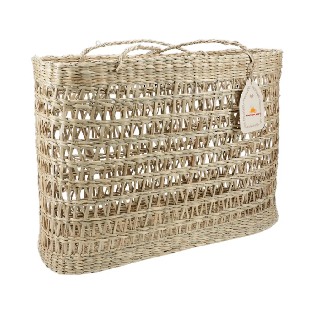 seagrass tote bag, wholesale, bulk