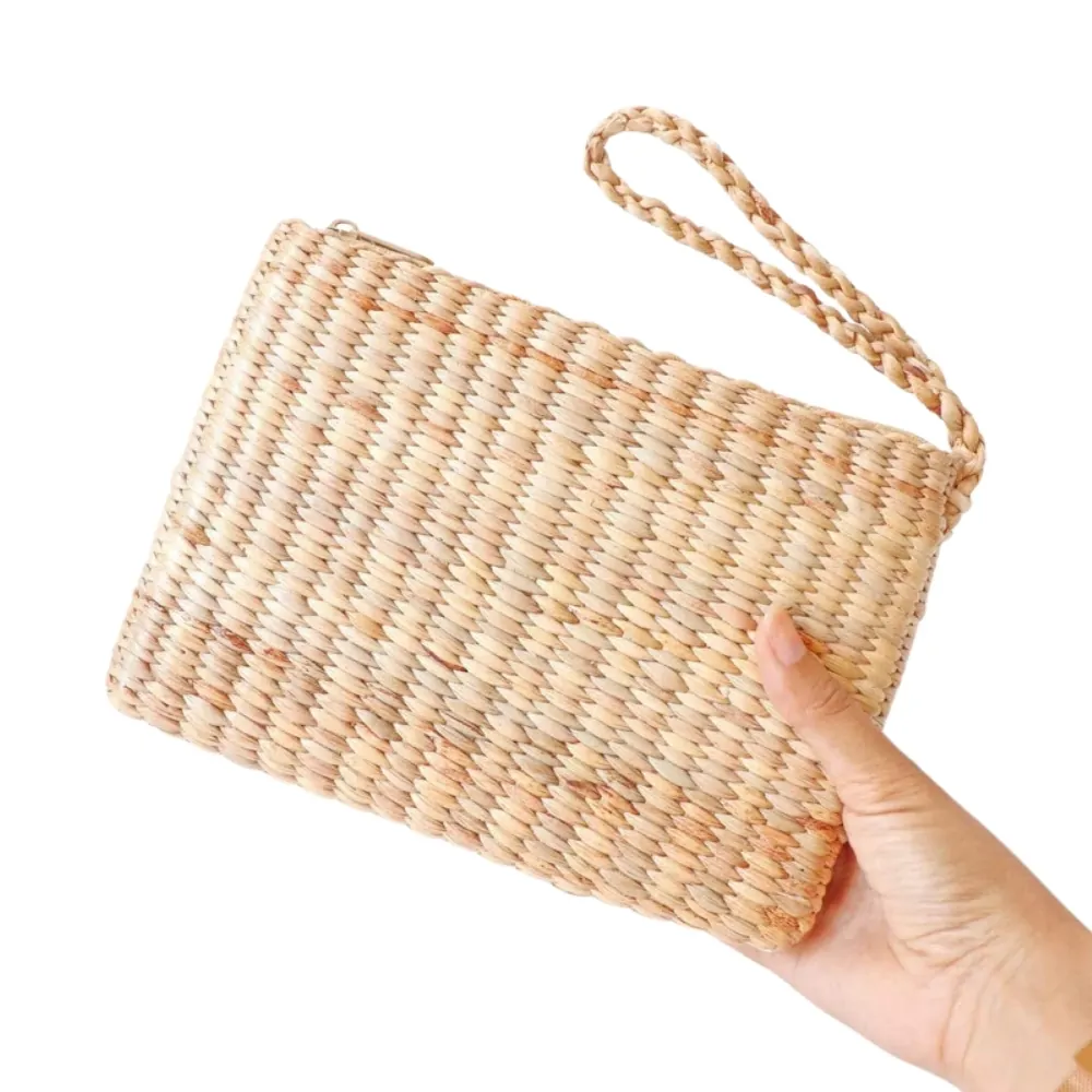 water hyacinth purse, wholesale, bulk