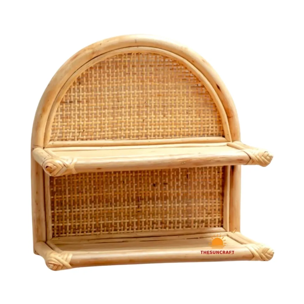 rattan wall shelf bathroom, wholesale, bulk