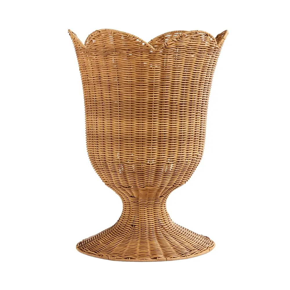 wicker urn planter, wholesale, bulk