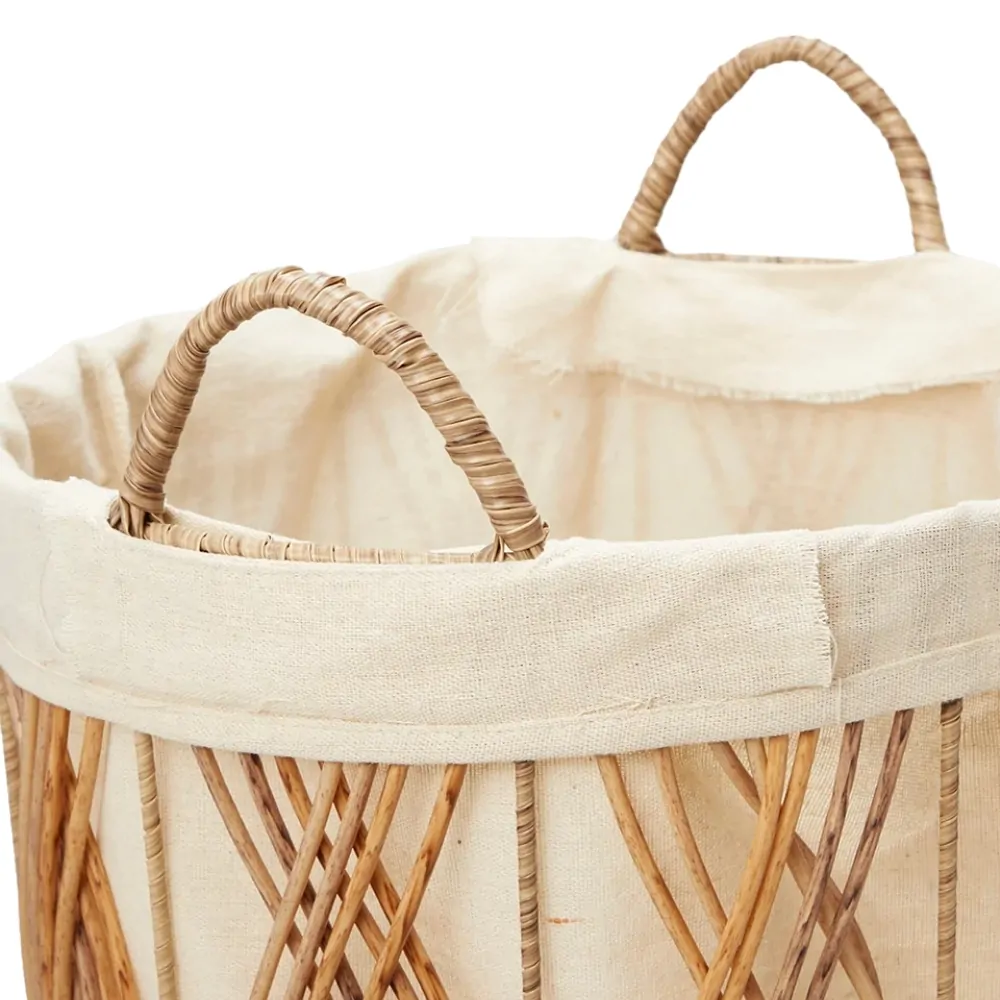 wicker washing basket, wholesale, bulk